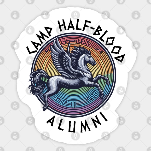 camp half blood - percy jackson - rainbow color Sticker by whatyouareisbeautiful